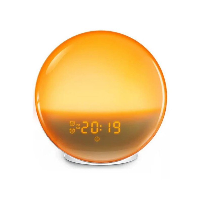 Smart Wake Up Light Clock with Bluetooth & USB
