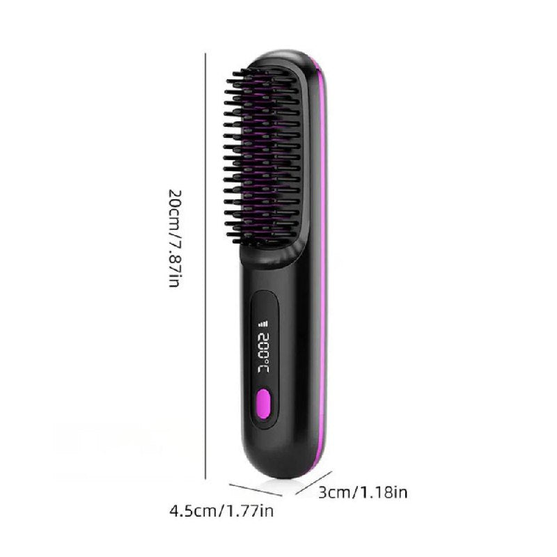 Easy Ceramic Hair Straightener Brush