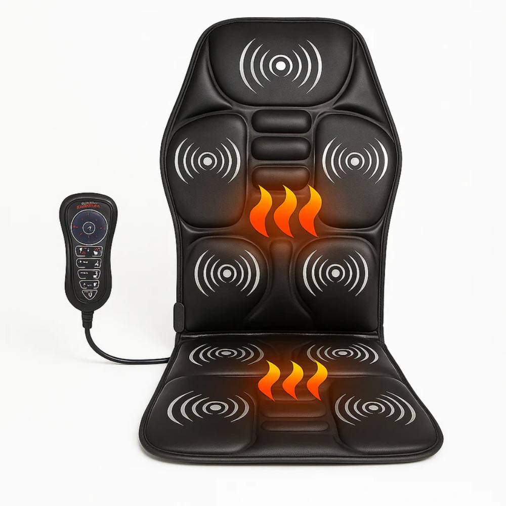 Warm Massage Chair Pad with Vibration and Heat Therapy