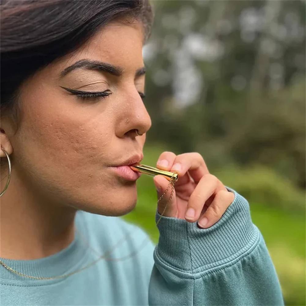 Portable Stress Relief Breath Trainer Whistle