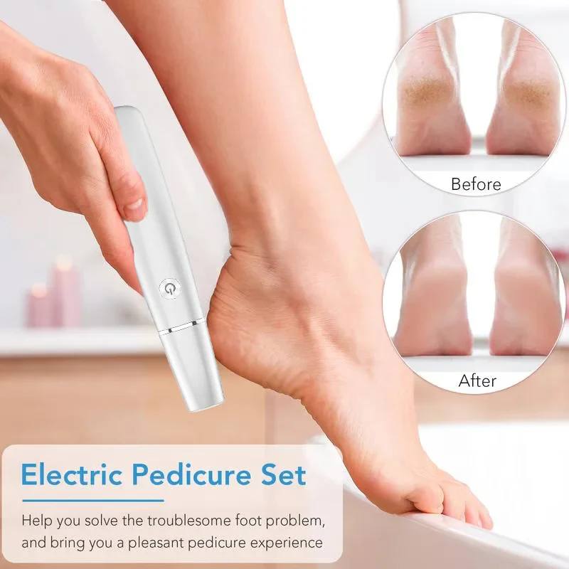 Fast Electric Foot Callus Trimmer with LED Guide