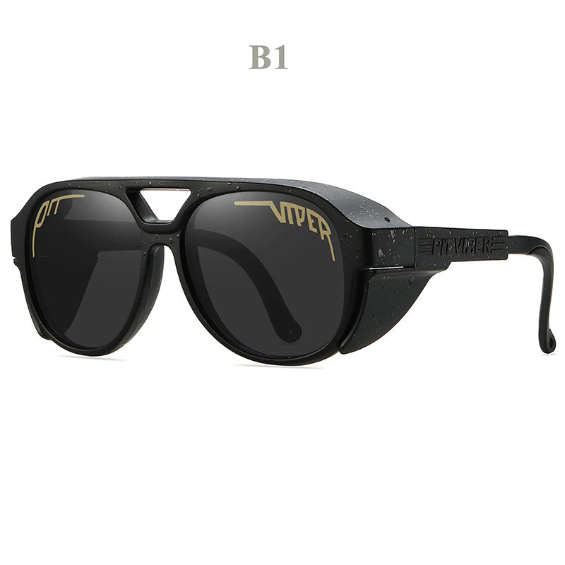 Viper Motorcycle Sunglasses | Windproof UV400 Protection with TAC Lenses | Durable Frame for Ultimate Eye Safety