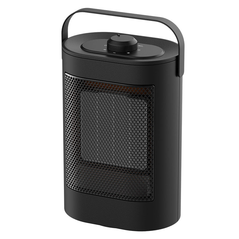 Compact Personal Space Heater with Adjustable Thermostat for Desktop, Bedroom & Office Use | Fast Heating Ceramic Element | Quiet Operation