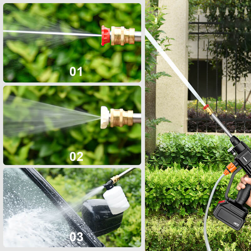 Hydroshot | Cordless High-Pressure Power Washer with 3-in-1 Nozzle | Lightweight & Portable for Quick Outdoor Cleaning
