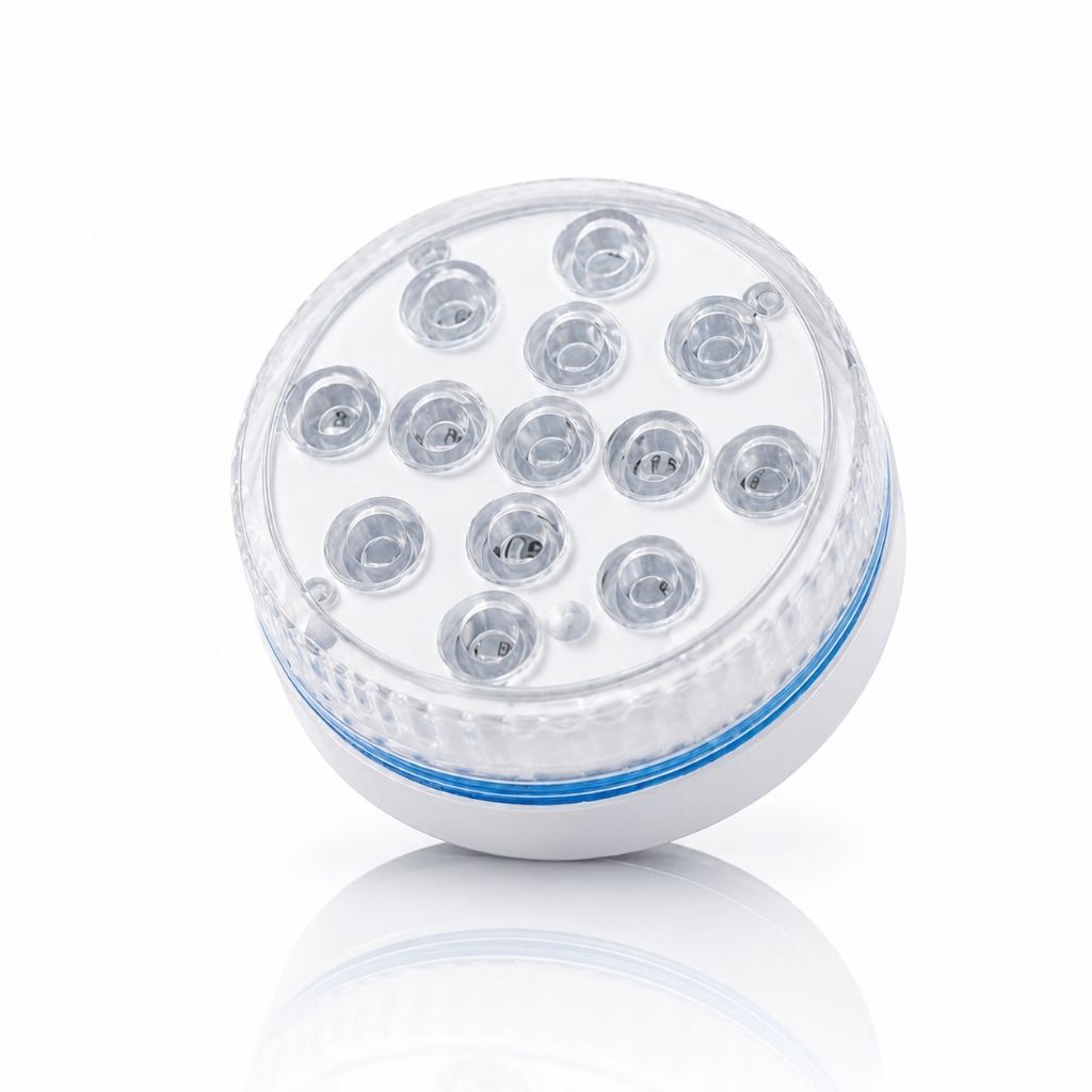 Waterproof LED Pool Light RF Remote 16 Colors Accent Lighting for Swimming Pools Hot Tubs Ponds Fountains Battery Powered Underwater