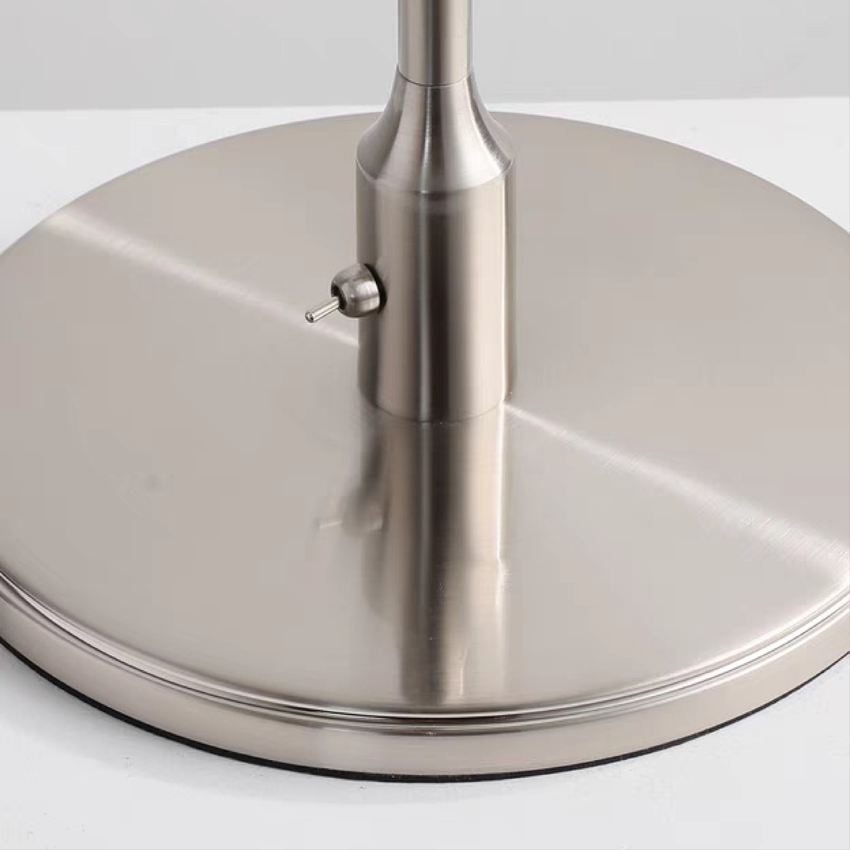 Modern Sculptural Table Lamp with Minimalist Metal & Glass Design for Nightstand, Desk & Side Table | Contemporary Nordic-Inspired Accent