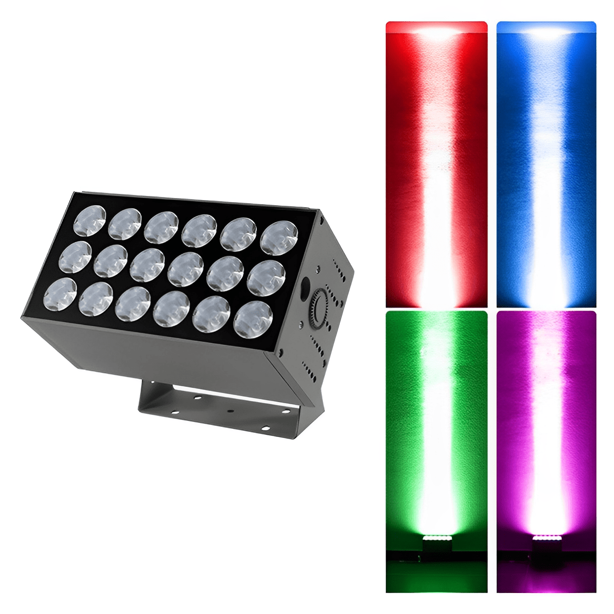 Adjustable Weatherproof LED Floodlight Gray Die-Cast Aluminum Wall Fixture 20W 30W 50W 80W Accent Security Lighting Residential Commercial H