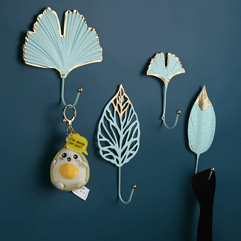 Nature's Foliage Metal Wall Hooks