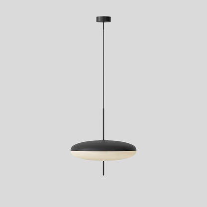 Ceiling Pendant Light White Polymer Shade Adjustable Drop Height Modern Dining Room Kitchen Living Room Hanging Fixture E26 E27 Socket 12 in