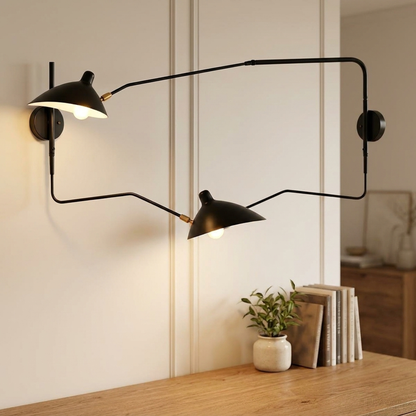 REACHVIA – Swing Arm Wall Lamp for Flexible Nighttime Lighting