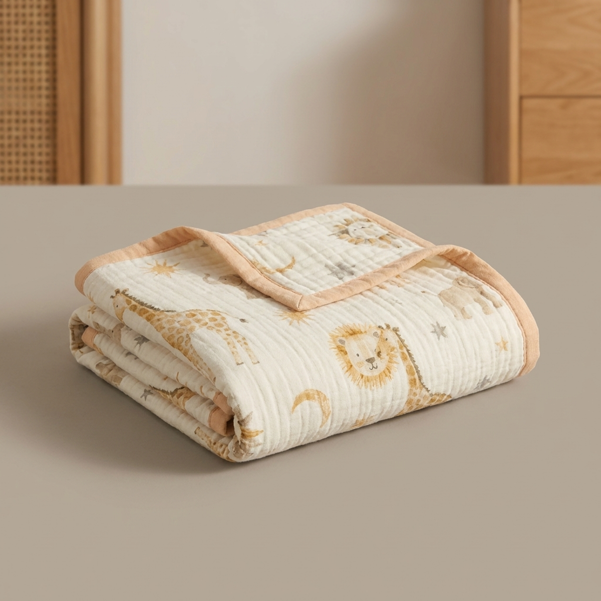 WILDNEST – Animal Kingdom Blanket for Cozy Comfort