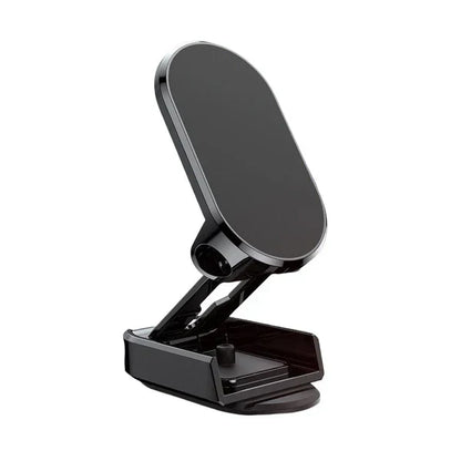 Dashboard Cell Phone Mount with Strong Magnet for Hands-Free Navigation in Any Vehicle Silver Black 360° Rotation Grip