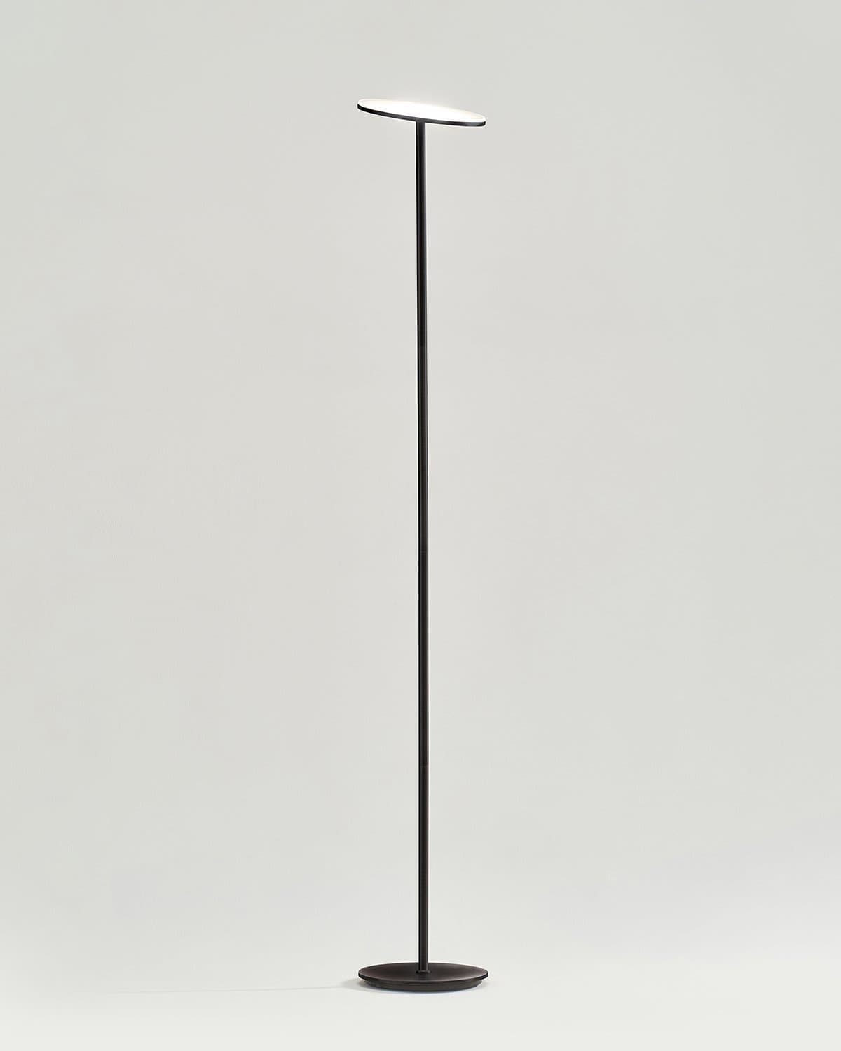 Adjustable LED Standing Lamp with Dimmer for Home Office & Lounge, Modern Metal Uplight with Directional Head for Bedroom Reading Corner Tas