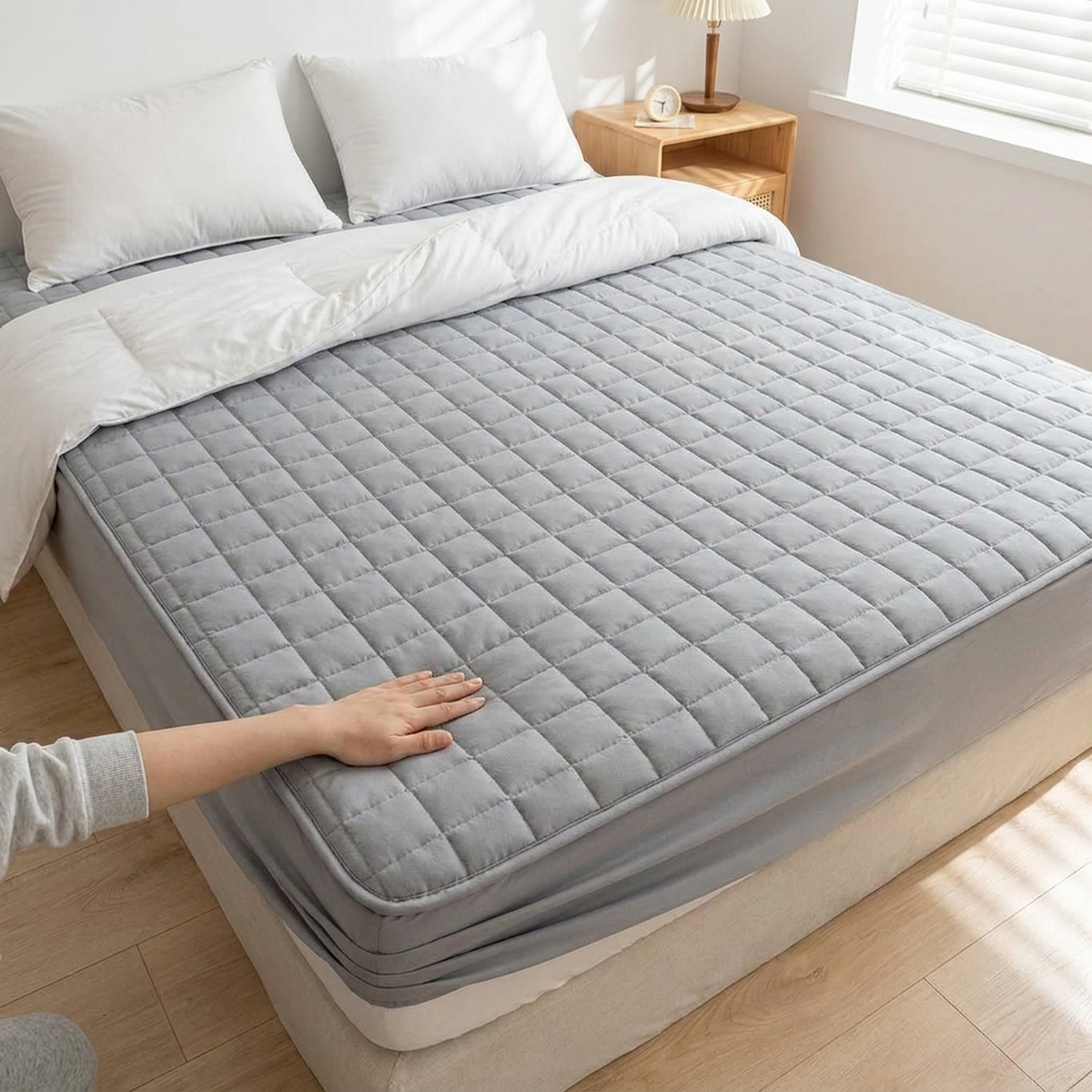 BEDGUARD – Quilted Mattress Protector for a Secure Fitted Fit