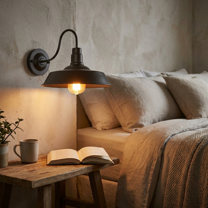 GOOSORA – Gooseneck Wall Light for Rustic Ambiance