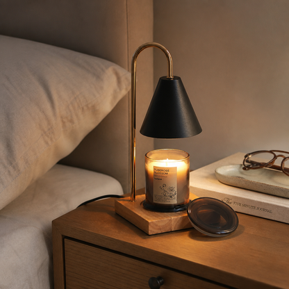 WARMELLE – Timed Candle Warmer Lamp for Elegant Living Spaces