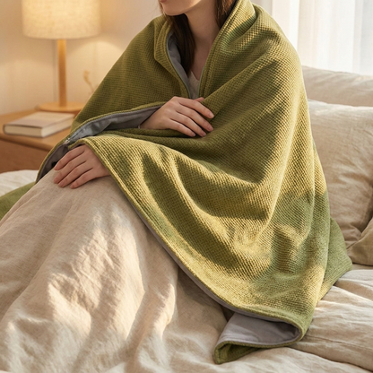 COZYEMBER – Heated Throw for Warm Evening Relaxation