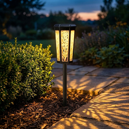 GARDENGLEAM – Solar Lamp for Warm Evening Glow