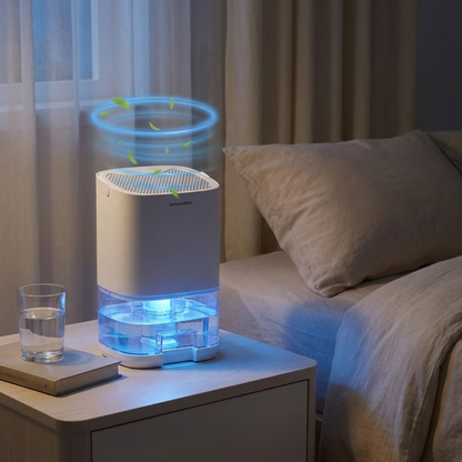 FRESHAURA – Dehumidifier with Night Light for Comfortable Living Spaces