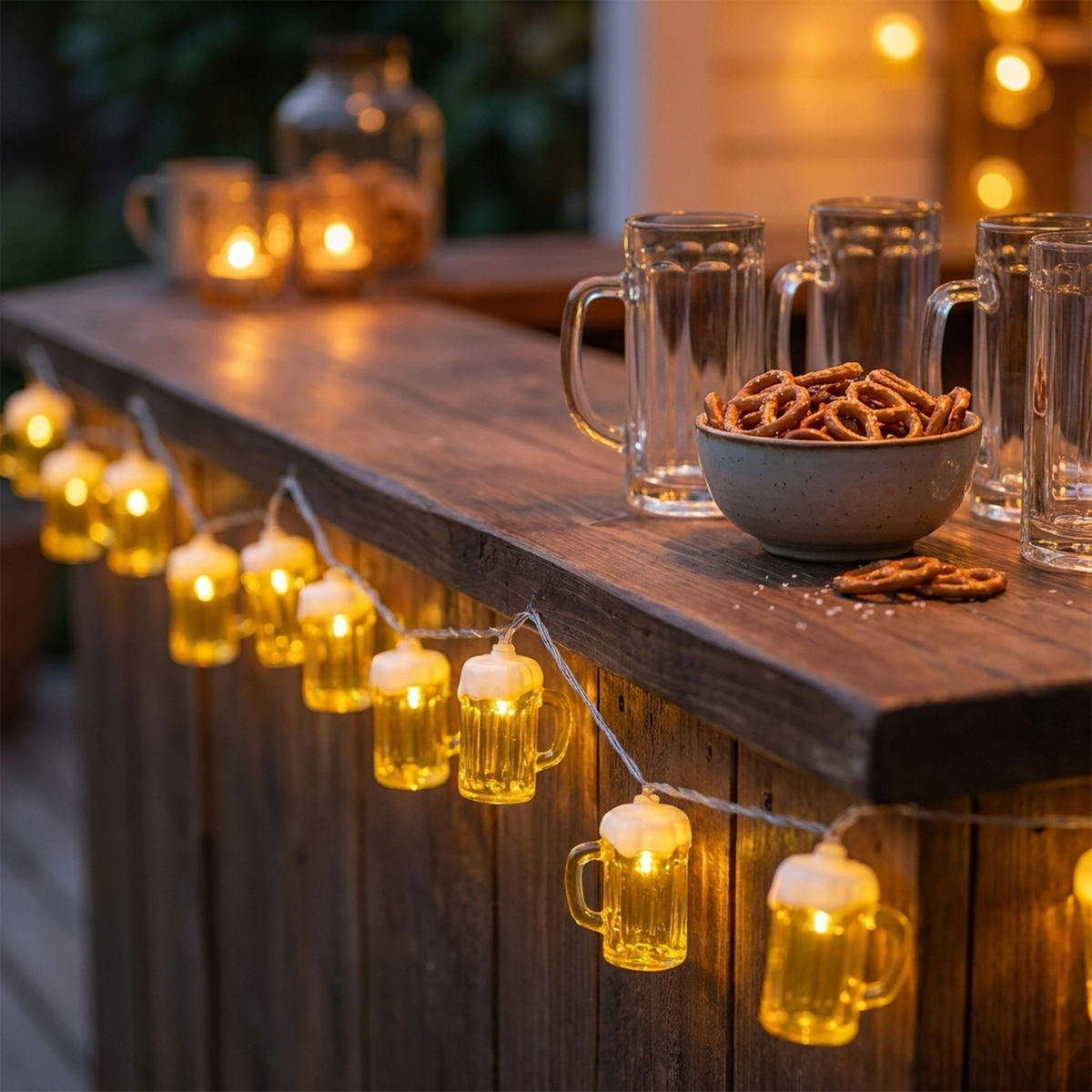 BREWGLOW – Beer Mug LED Top for Festive Ambient Lighting