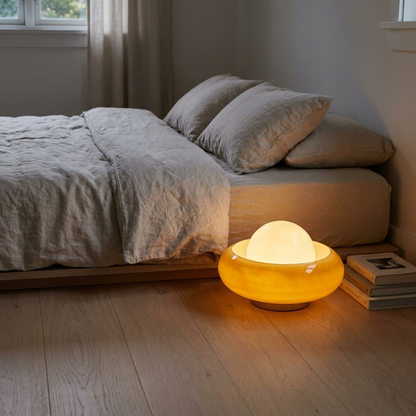 AURAEGG – Bauhaus Floor Lamp for Soft and Relaxing Illumination