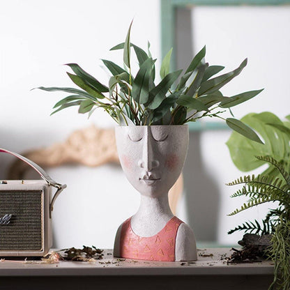 Persona Caricature Sculpture Pot