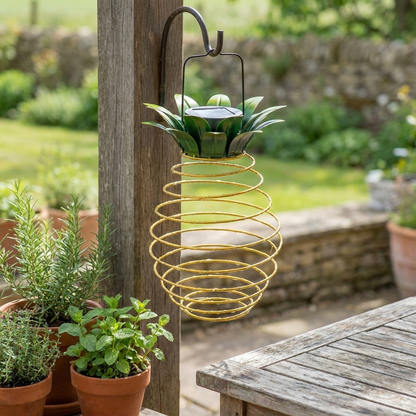 TROPICBEAM – Pineapple Solar Lantern for Cozy Evening Glow