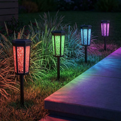 GARDENGLEAM – Solar Lamp for Warm Evening Glow