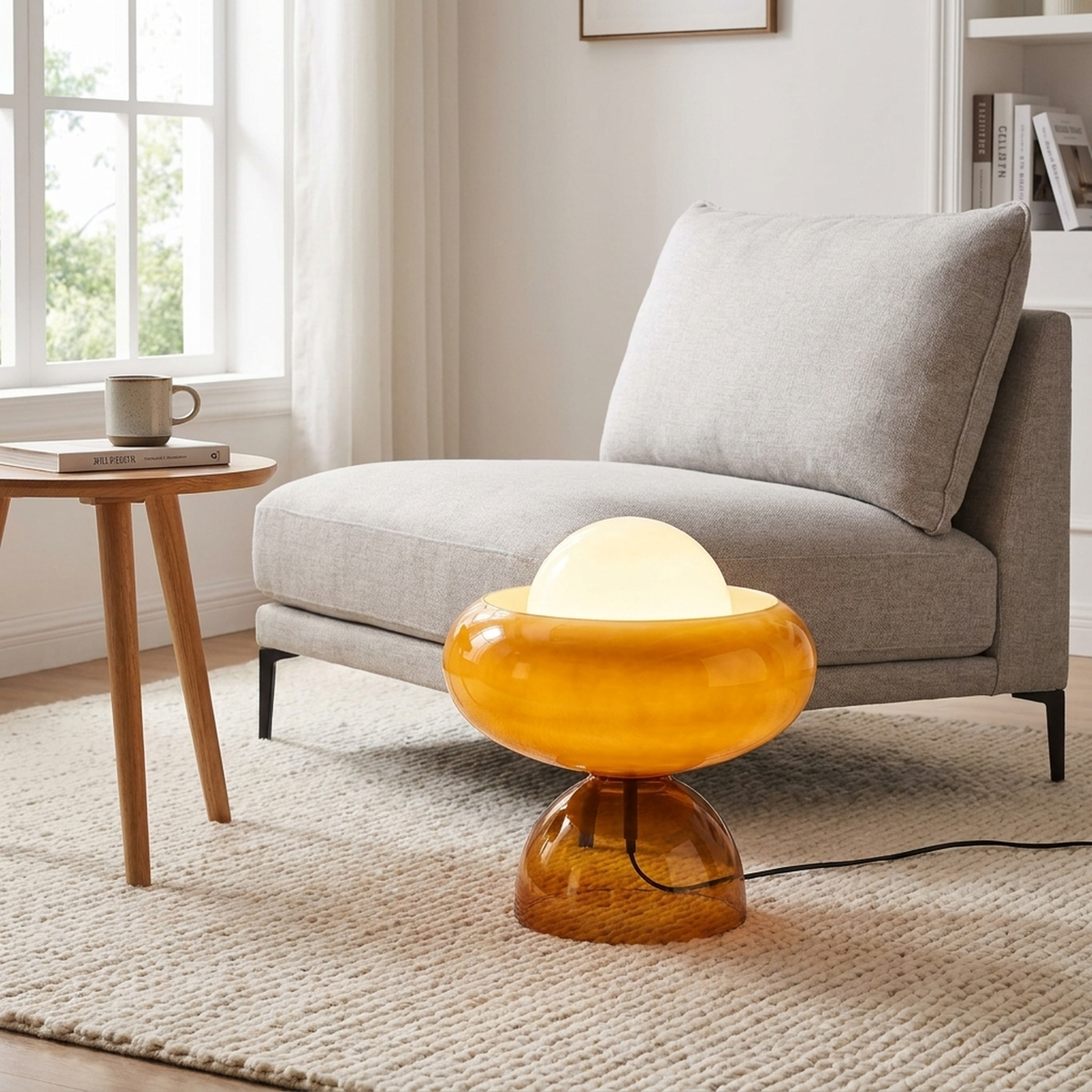 AURAEGG – Bauhaus Floor Lamp for Soft and Relaxing Illumination