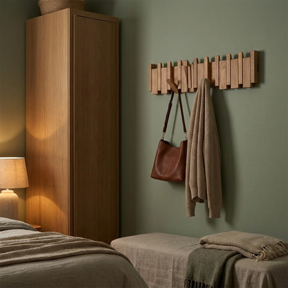 OAKRHYTHM – Piano-Style Coat Rack for Stylish Wall Storage