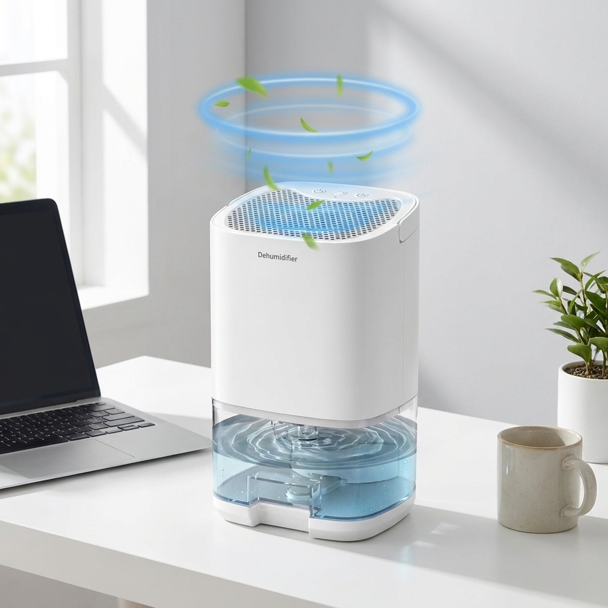 FRESHAURA – Dehumidifier with Night Light for Comfortable Living Spaces