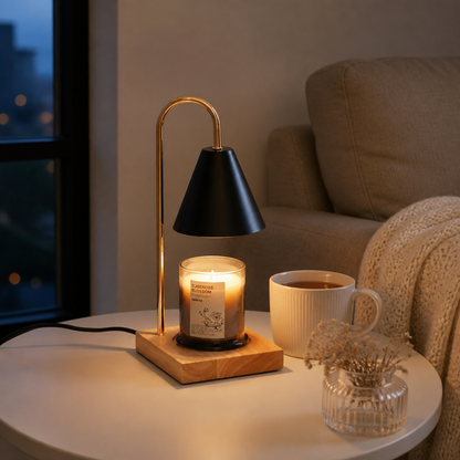WARMELLE – Timed Candle Warmer Lamp for Elegant Living Spaces