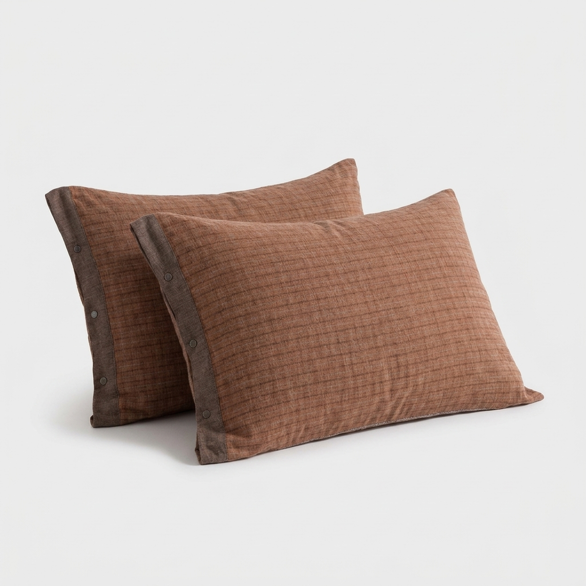 BUTTONPLAID – Mini Pillowcases with Refined Button Detail