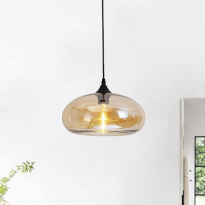 Glass Pendant Light Nordic Modern Hanging Fixture Adjustable Cord Bedroom Dining Living Room E27 LED 110-240V Interior Lighting Decor Vase