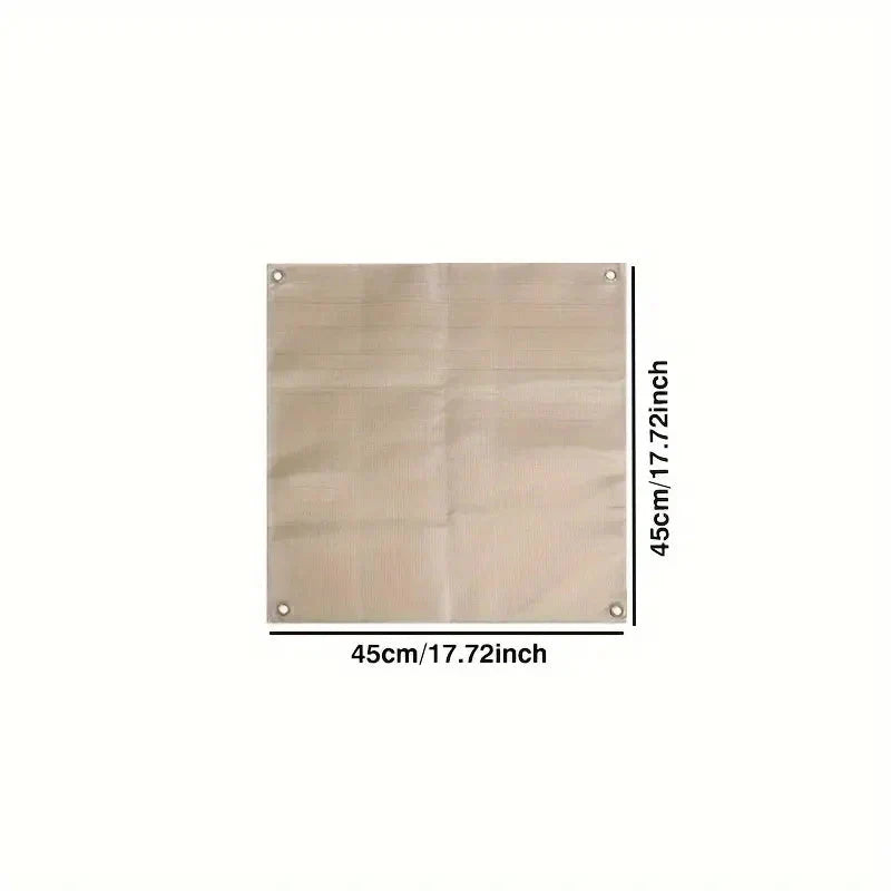 Heavy-Duty Fiberglass Deck Protector for Grills and Fire Pits – Portable Heat Shield Pad for Patio, Wood Decking, and Grass – Foldable Outdo