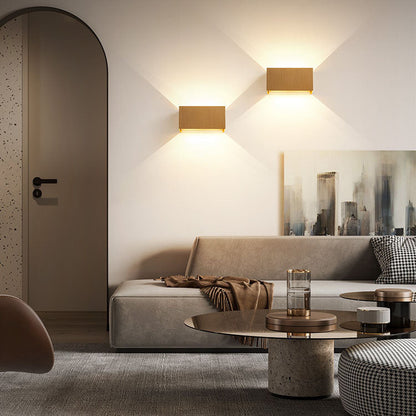LED Sconce Light Fixture 12W Integrated Aluminum 8×4 Inch Indoor Lighting Bedroom Entryway Corridor Accent