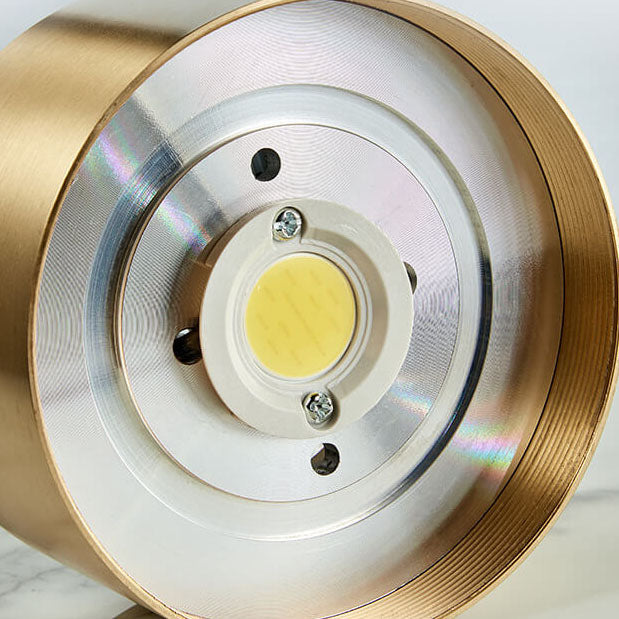 Slim-Profile Circular LED Ceiling Light – Brushed Copper Finish for Entryways, Bedrooms & Living Rooms