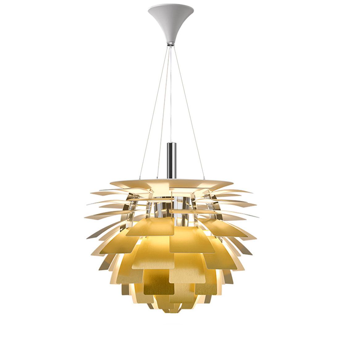 Layered Metal Fixture 19 in Wide Warm White E27 Socket Adjustable Height Kitchen Island Dining Room Cord Suspended Overhead Lighting Texture