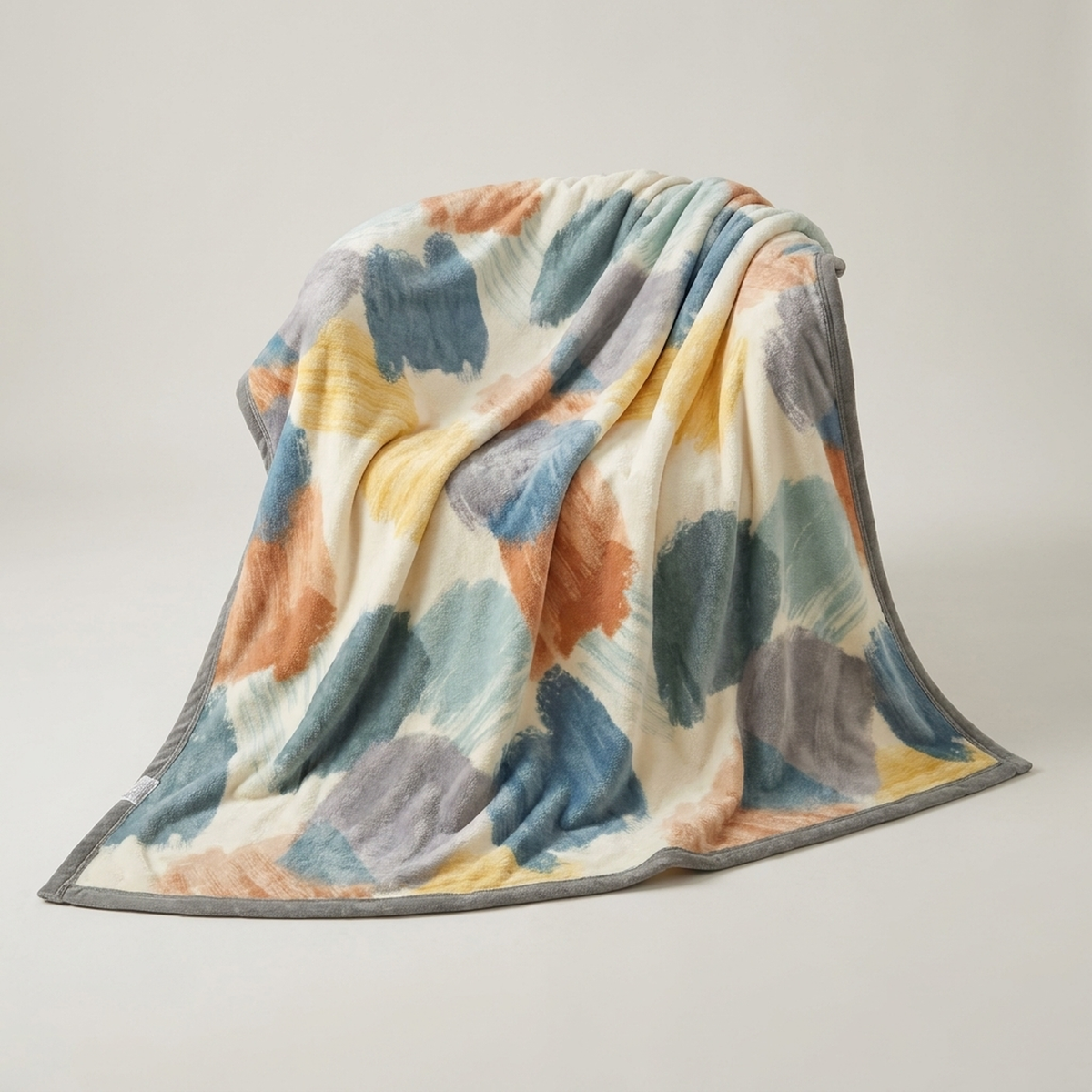 PRISMACLOUD – Watercolor Geometric Blanket for Elevated Comfort