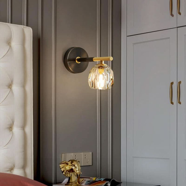 COPRIELLE – Crystal Wall Sconce for Elegant Glow