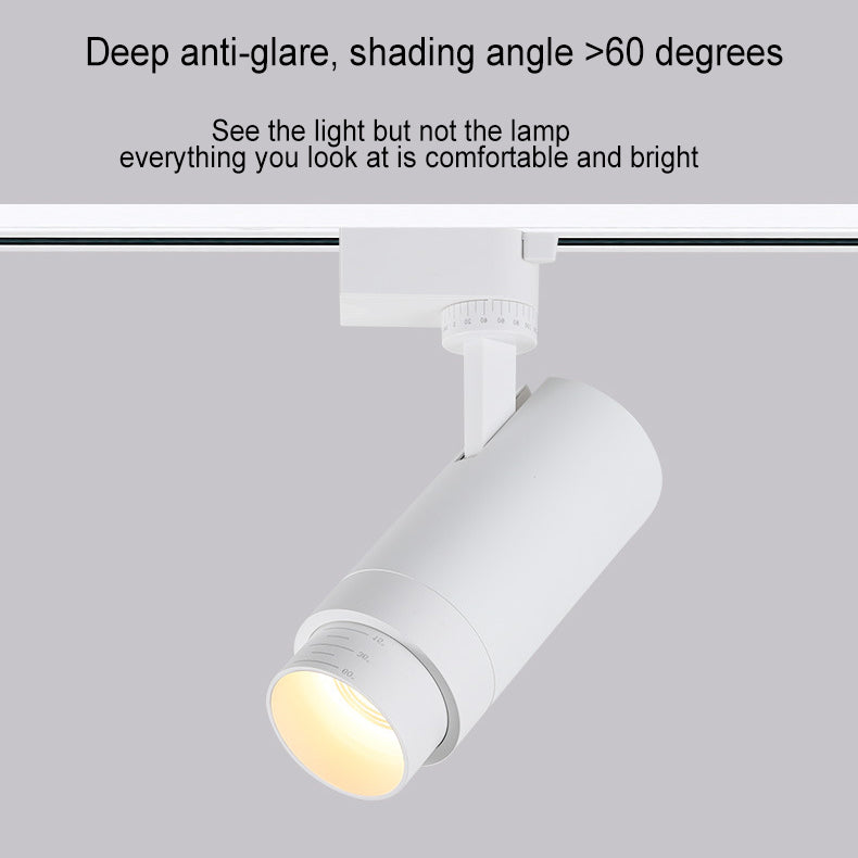 Adjustable LED Track Lighting System Flush Mount Ceiling Spots for Kitchen Hallway Living Room 3 4 5 Heads Dimmable Aluminum Directional Spo