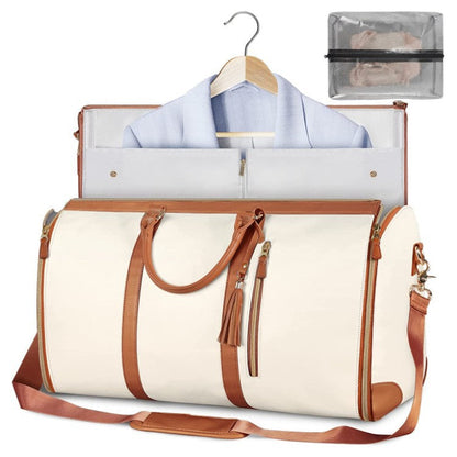 Suit Carrier with Convertible Design for Travel, Business Trips & Closet Storage