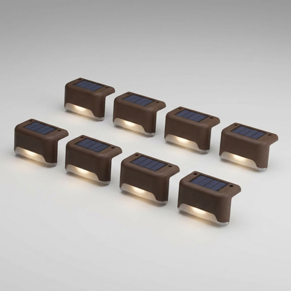 STEPGLINT – Solar Step Lights 8-Piece Set for Automatic Evening Lighting