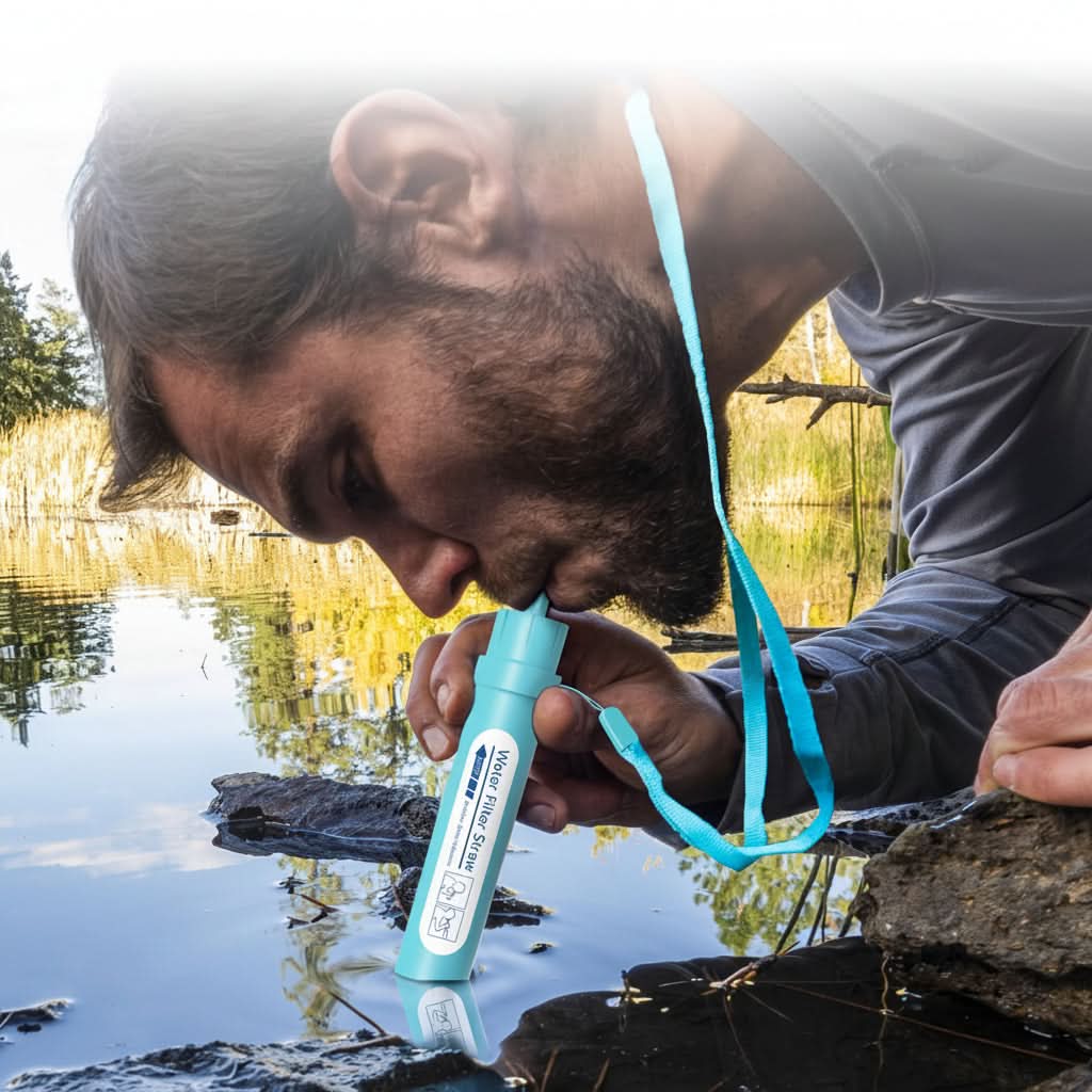 OUTDOORPURE – Mini Water Purifier for Camping Adventures