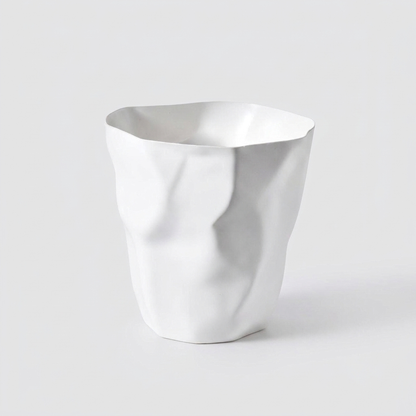 CURVEBIN – Irregular Shape Wastebasket for Space-Saving Design