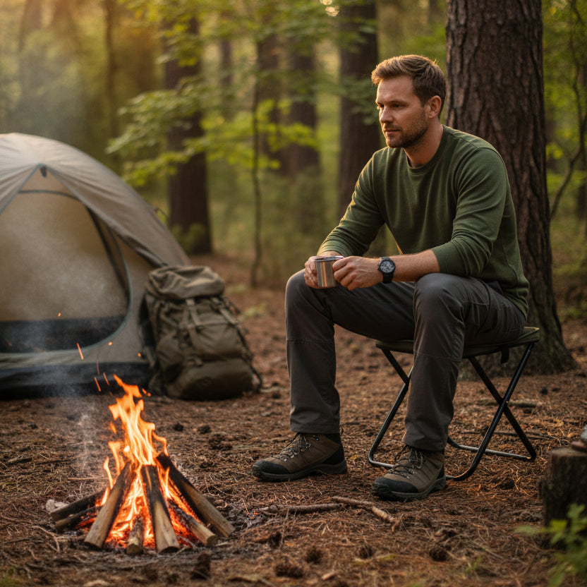 TRAVELSEAT – Portable Foldable Camping Stool