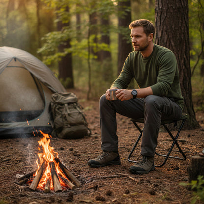 TRAVELSEAT – Portable Foldable Camping Stool