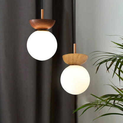 Glass & Iron Hanging Ceiling Light Fixture 6.3 in Adjustable Cord Modern Semi-Flush Mount for Bedroom Entryway Home 110V G9 Socket