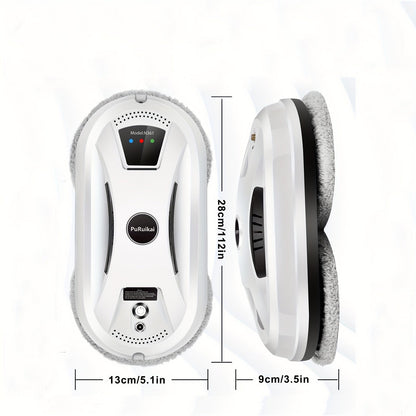 Robotic Window Cleaner with Remote Control for Glass Doors, Mirrors & Windows