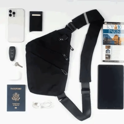 Sling Bag Slash-Proof Strap & RFID Blocking